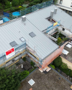 Metalldach in Stehfalztechnik